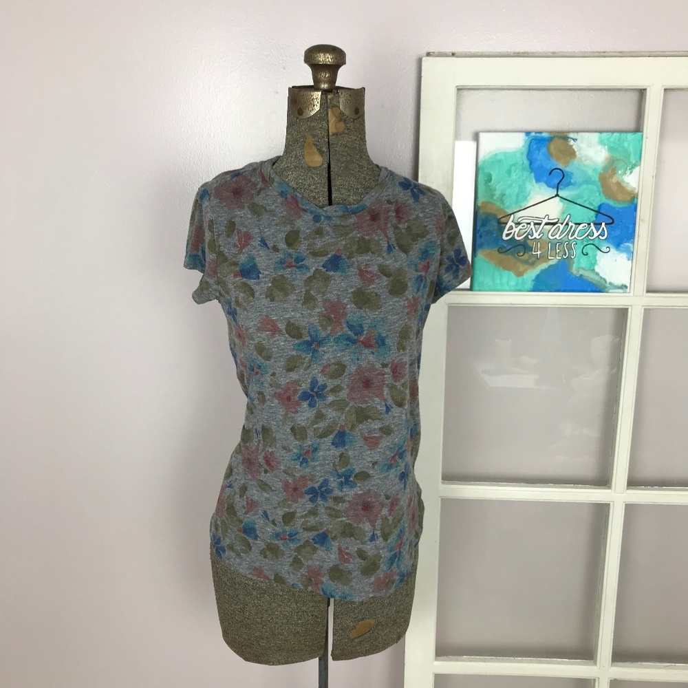 Postmark Anthro Muted Floral T-Shirt